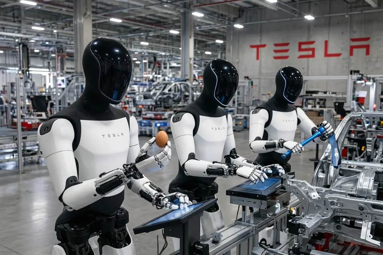 Humanoide Roboter Tesla Humanoide Roboter Tesla